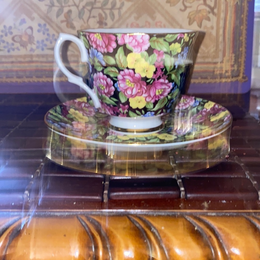 BOX41 Bethany Fine Bone China Cup & Saucer Set, Made in Staffordshire England